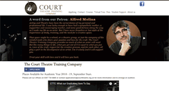 Desktop Screenshot of courttheatre.org.uk